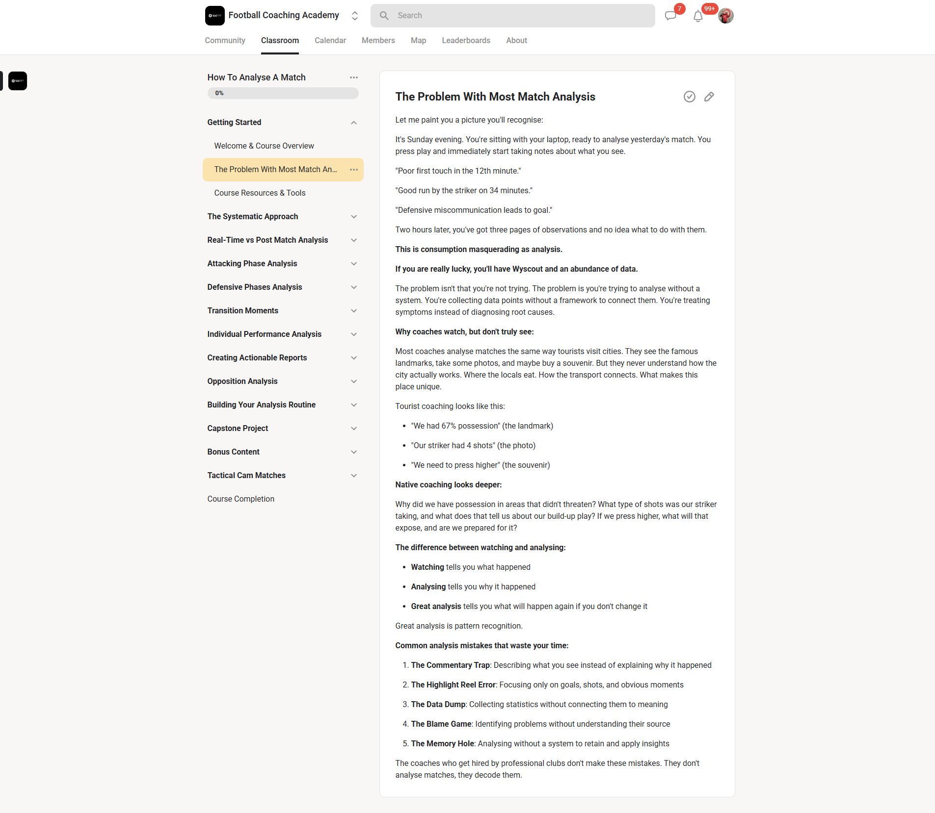 The Problem With Most Match Analysis