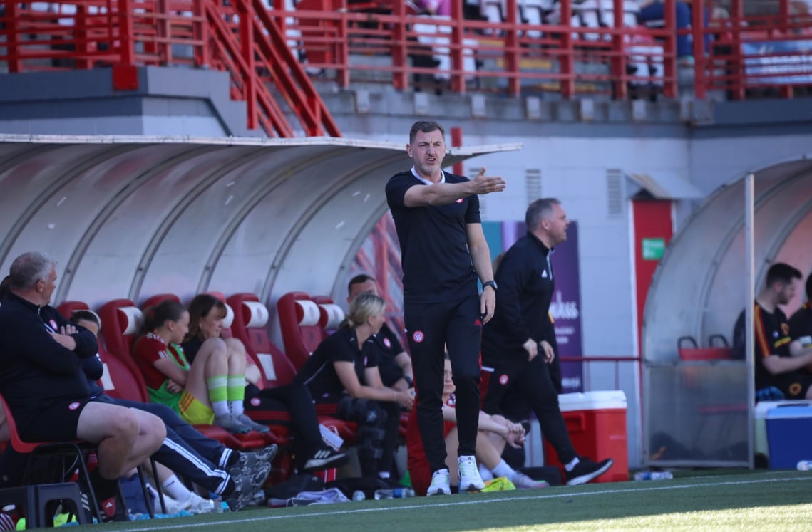 Kevin Middleton on the touchline