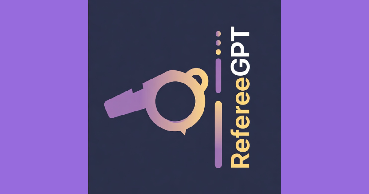 RefereeGPT AI referee training
