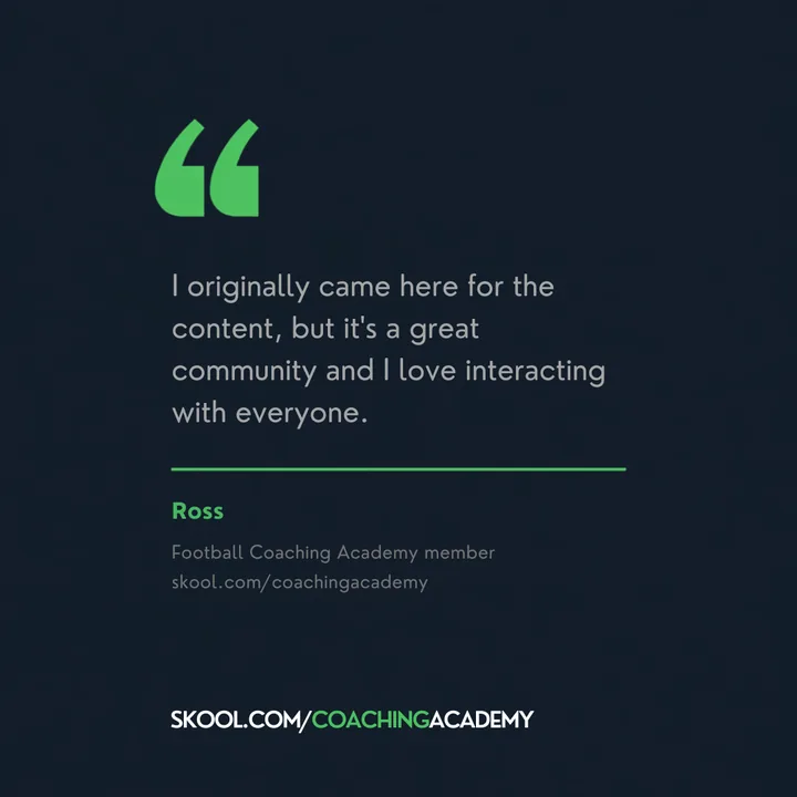 Ross: I originally came here for the content, but it is a great community and I love interacting with everyone.