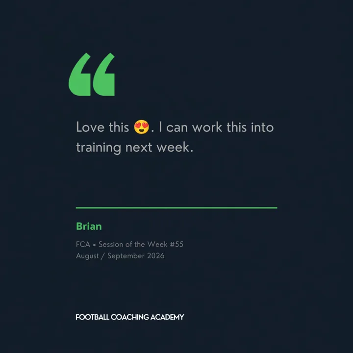Brian, on Session of the Week 55: Love this. I can work this into training next week.